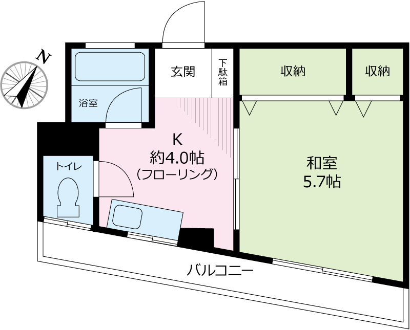 中村ビルの間取り