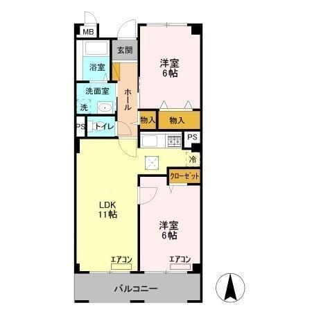 ル・モンテストSの間取り