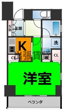 仲介手数料0円CASSIA車道の間取り