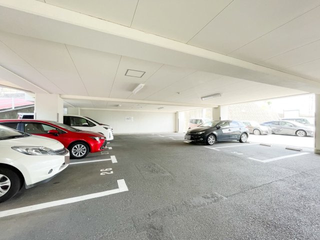 逆瀬川パークマンションの駐車場