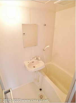 コーポ佐藤の洗面所|コンパクトで使いやすい洗面所