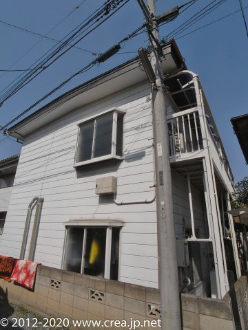 コーポ佐藤の外観|外観は落ち着いています