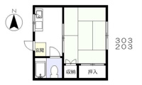 約１８．８７㎡の１Ｋマンション