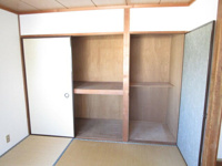 大きな収納　１間半あります