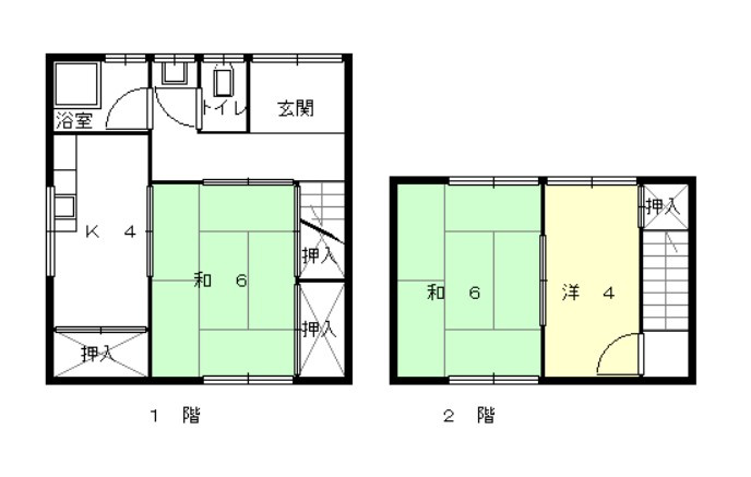 英賀二戸一の間取り