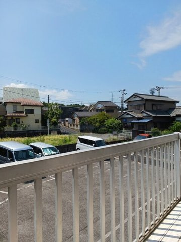 スターハイツＢのバルコニー