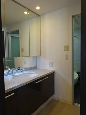 【洗面所】 | エルザグレース堀江タワー | 洗面化粧台　※前回募集時／２０２２年８月の写真