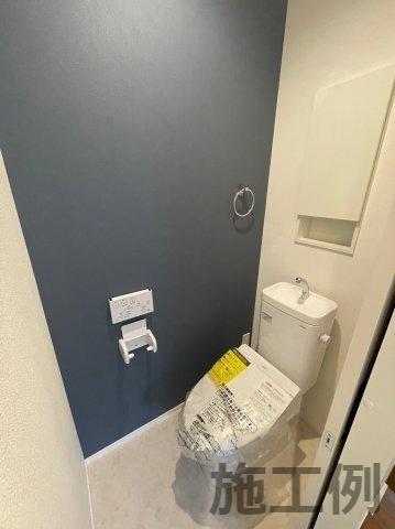 平塚市大島新築戸建て　2号棟のトイレ|トイレもきれいです