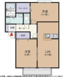 メゾン越戸　Cの間取り