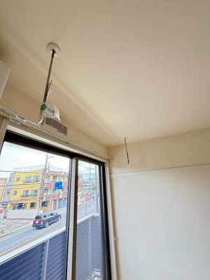 【設備】 | 草加市金明町戸建 A | 室内物干し