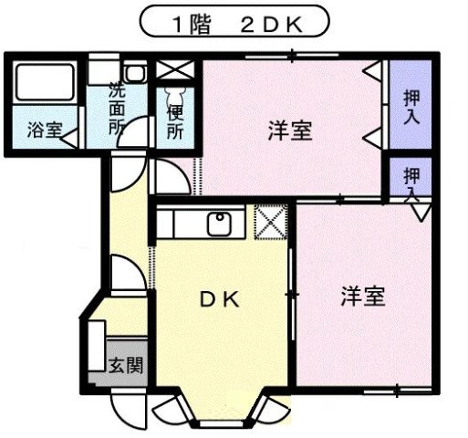 パストラルの間取り