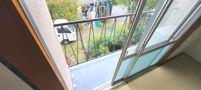 レジデンス浜町のバルコニー|陽当たり良好なバルコニーです