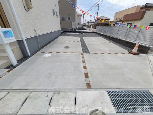 【新築戸建】　いわき市平中平窪2期　全3棟　長期優良住宅　最終1棟！の駐車場|1号棟の駐車場です