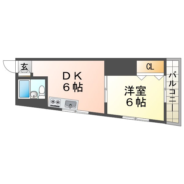 ハウス虹の間取り