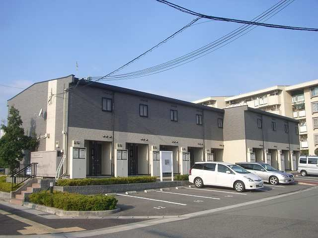 明石市大久保町大窪のアパートの玄関