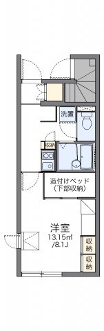 明石市大久保町大窪のアパートの間取り