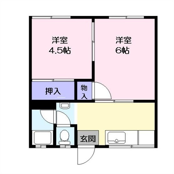 【間取り】 | コーポ光陽