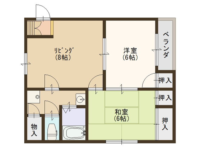 【間取り】 | アレックスマンション