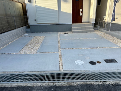 【駐車場】 | 甲栄台５丁目　新築戸建 | 駐車スペース並列2台分ございます。