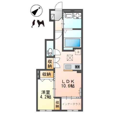 メゾンモンレーヴの間取り