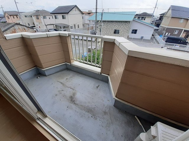 パルトネールＦ２のバルコニー