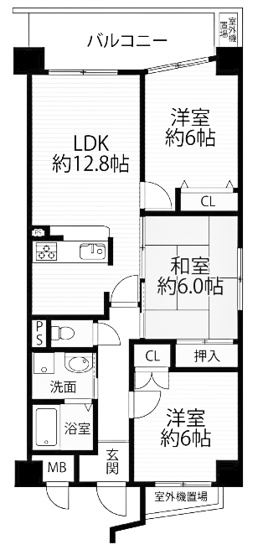 【間取り】 | アルモード京都高辻