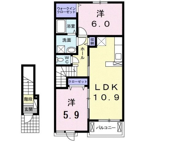 ワイズ・コートⅢの間取り