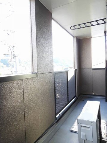 エスポワール吉田のバルコニー