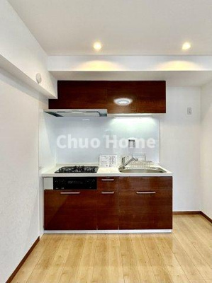 【キッチン】 | ダイアパレス町屋 | ワイドで収納豊富なシステムキッチン