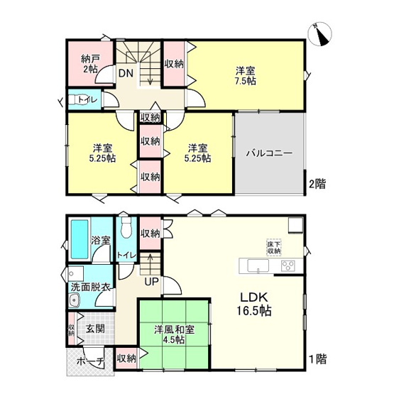 【間取り】 | 姫路市庄田第2/全２棟