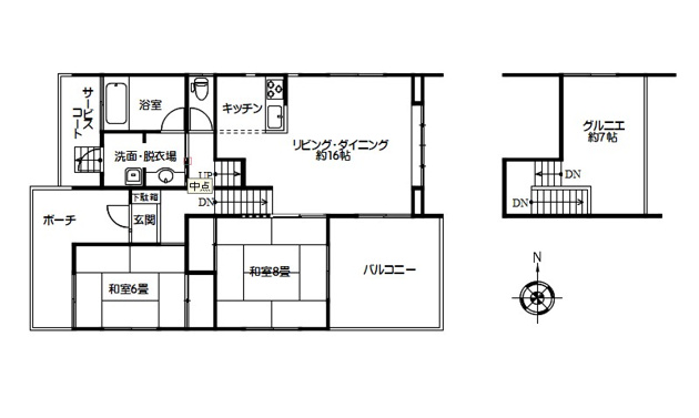 【間取り】 | 東急天城高原別荘地　戸建