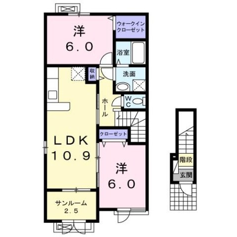 セレノⅡの間取り