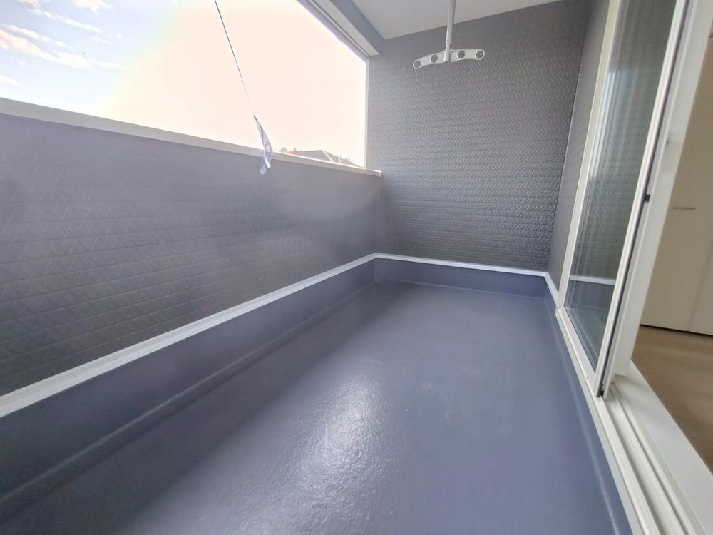 結城市結城　新築戸建44のバルコニー