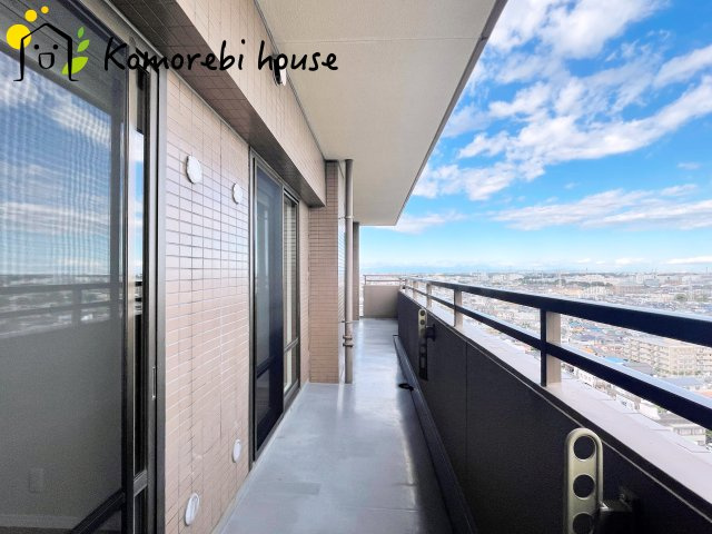 サンフィール大宮宮原のバルコニー|10/28　撮影