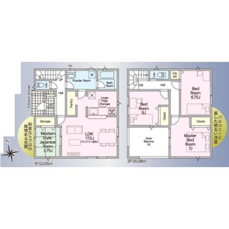 【間取り】 | 賀露町南　新築建売②