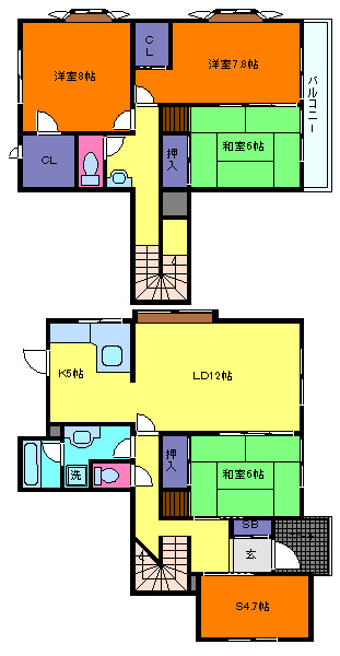 メゾン大利の間取り
