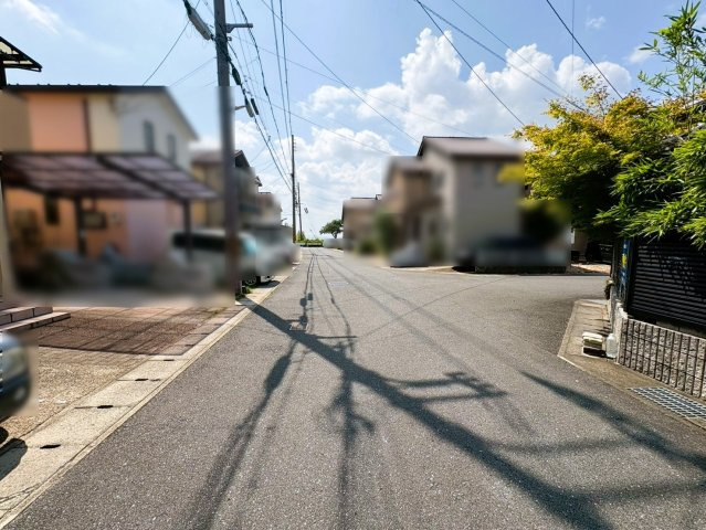 御陵峰ケ堂町２丁目　建築条件無土地の前面道路含む現地写真