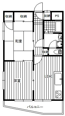 【間取り】 | ピオスハイツＫＡＮＢＥ