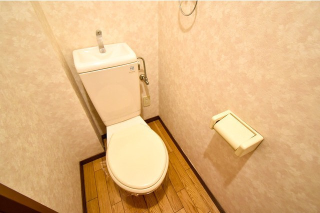 ふれあいハウス【キャッシュバック対象物件】のトイレ|ゆったりとした空間のトイレです