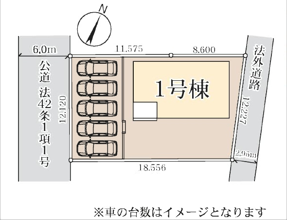 【区画図】 | 寄居町赤浜第4 | 全1棟