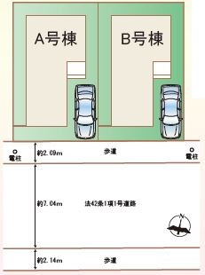 【区画図】 | 新築戸建　明石市西明石町２丁目