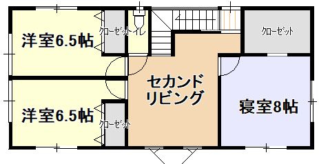 酒田市新橋三丁目のその他|2F間取図