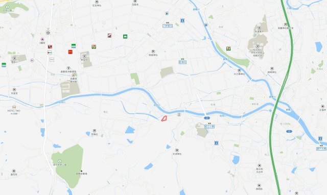 粒江借地　560坪の周辺