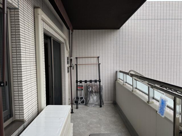 グレンドール新宿牛込柳町のバルコニー