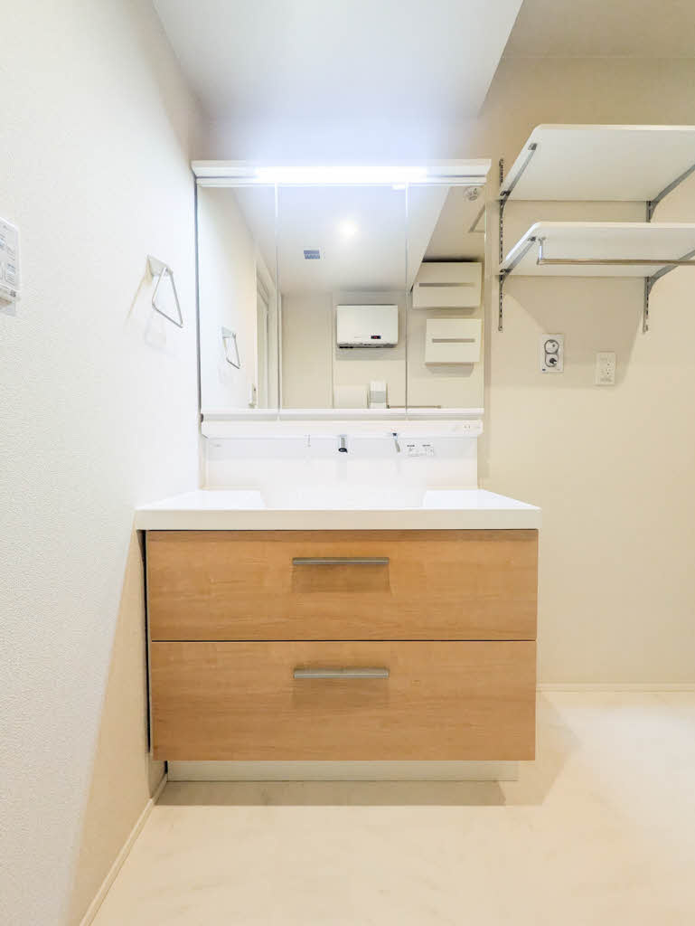 熊本市中央区新屋敷３丁目の賃貸マンションの洗面所