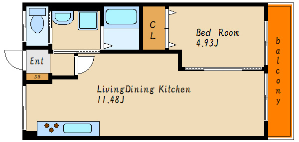 ラムール東二見の間取り