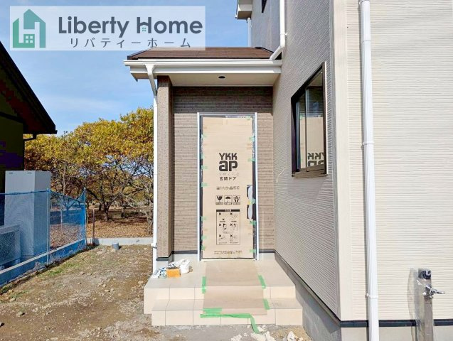 笠間市平町23-P1　6号棟　新築戸建のエントランス