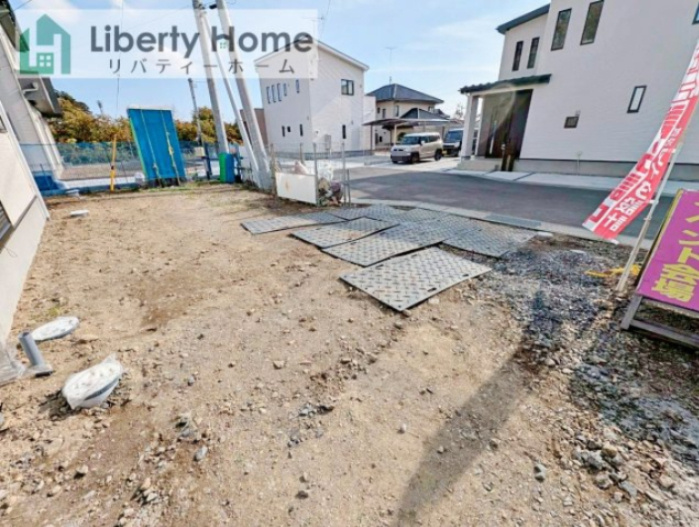 笠間市平町23-P1　6号棟　新築戸建の駐車場