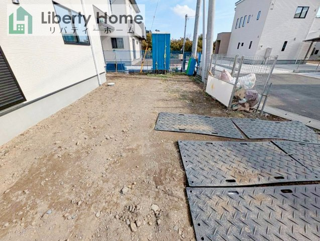 笠間市平町23-P1　6号棟　新築戸建の庭