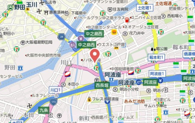 【地図】 | S-RESIDENCE阿波座bouncy